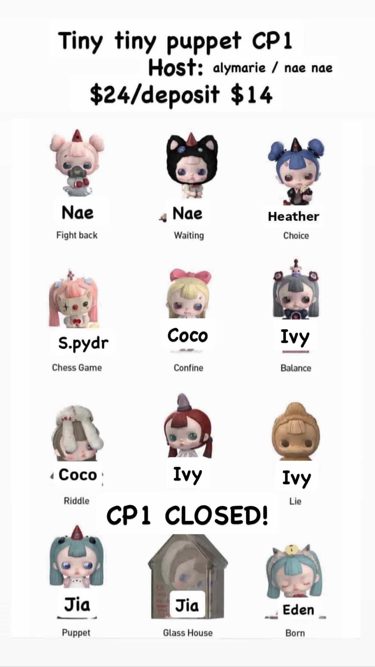 Open CP: Tiny Tiny Puppet Deposits Only