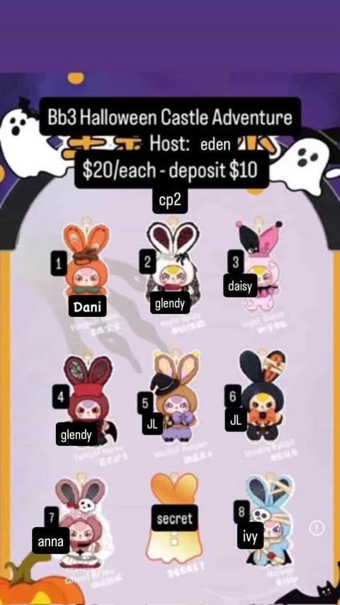 CP: BB3 Halloween Castle Adventure CP2 - Deposit Only