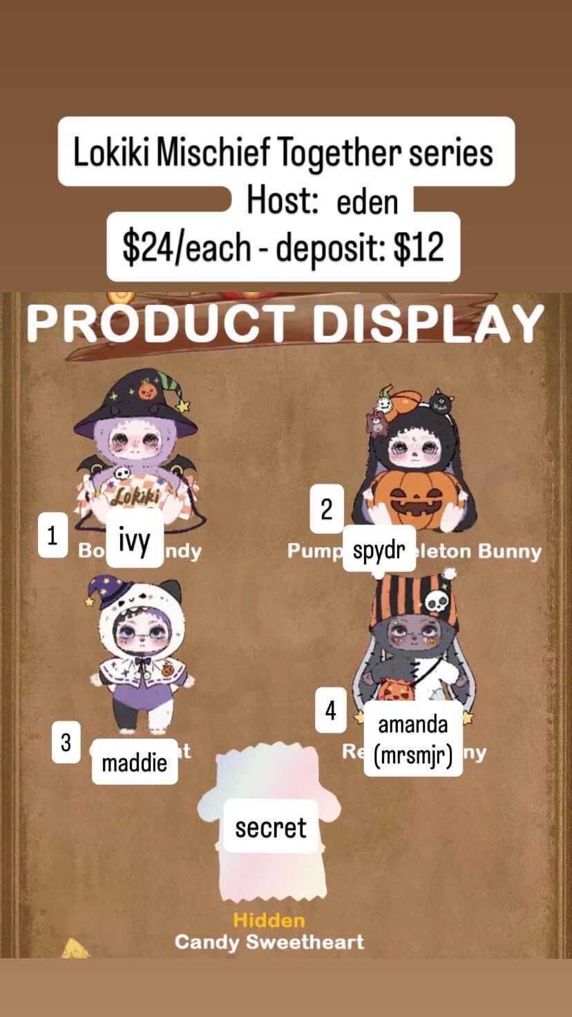 CP: Lokiki Mischief Together Series Deposit Only