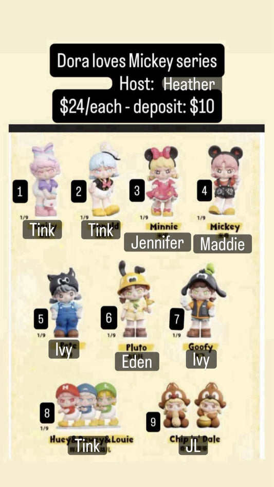 CP: Dora loves Mickey Series - Deposit Only