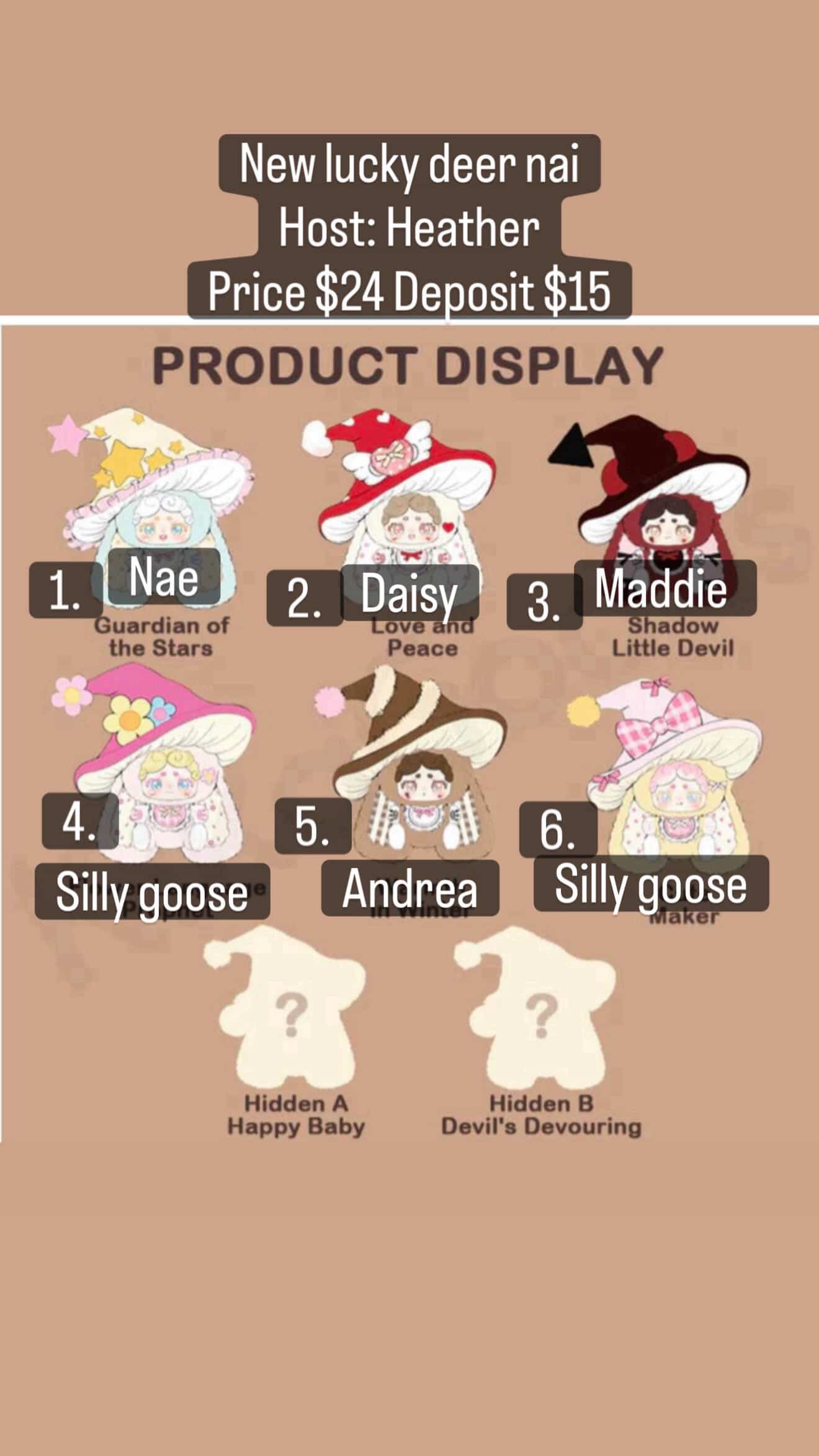 CP: New Lucky Deer Nai Deposit Only