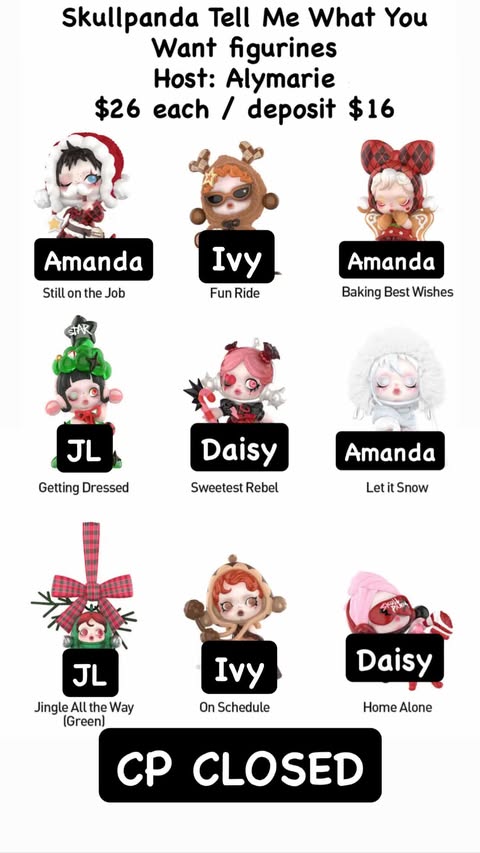 CP: Skullpanda Tell Me What You Want Deposit Only