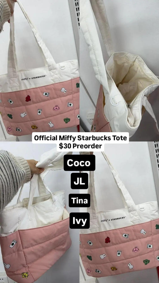 PO: Official Miffy Starbucks Tote