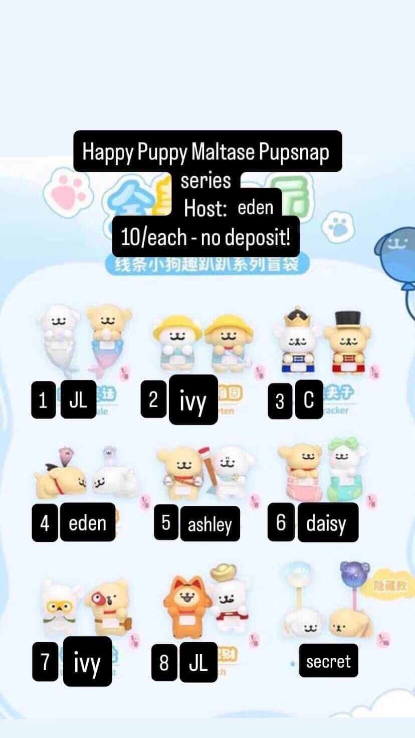 CP: Happy Puppy Maltese Pupsnap Deposit Only